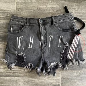 Off-White Virgil Abloh Women’s Jean Shorts - Never Worn